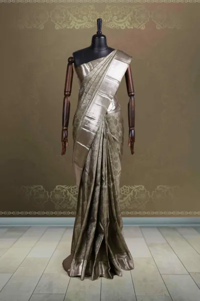 Rexona Green Silk Kancheepuram Saree