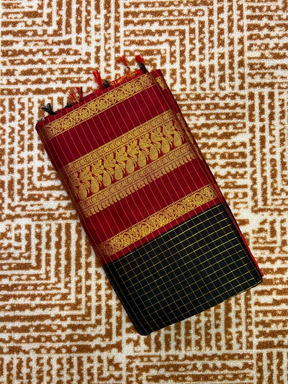 Kalyani Check Saree 