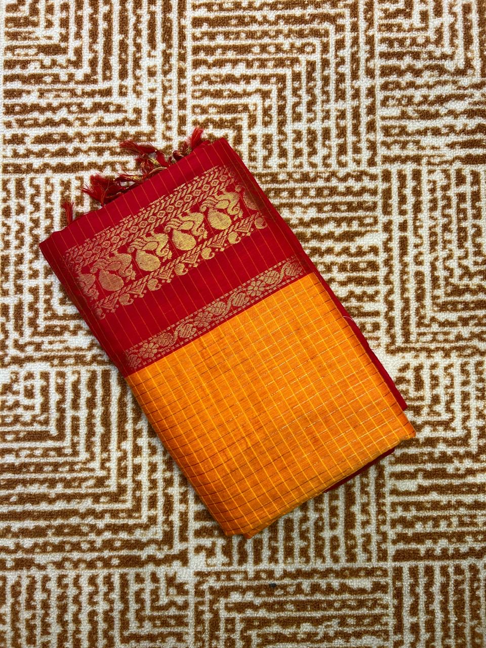 Kalyani Check Saree 
