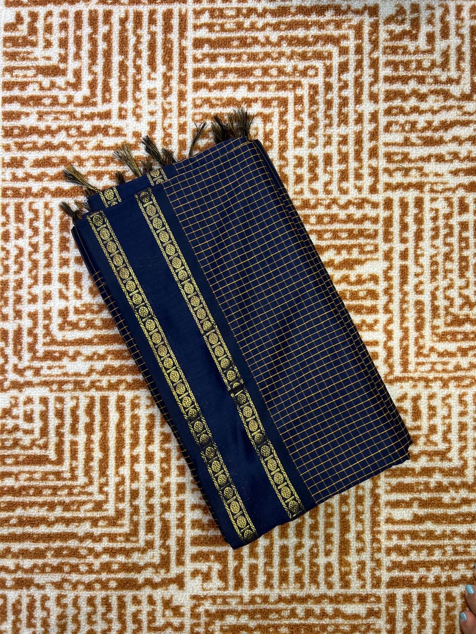Arani Check Saree 